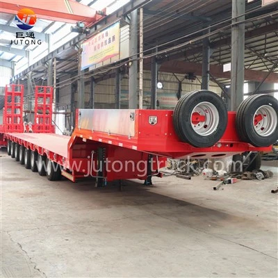 Treler 8axle Red -lowbed