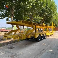 Treler Separuh-Pengangkutan Kenderaan Dek Hidraulik